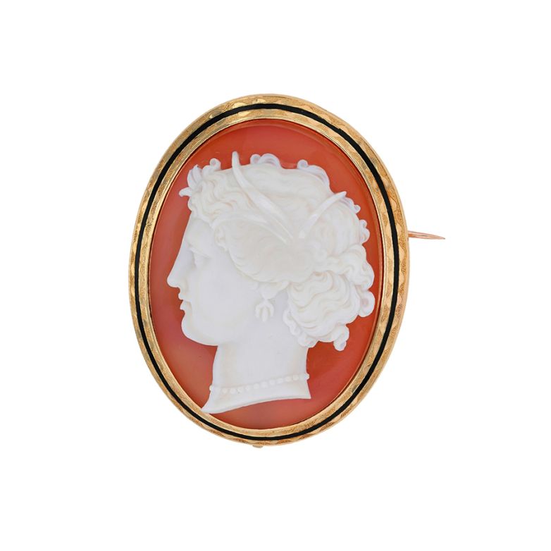 Acheter Broche ancienne Camée or jaune 49.44g Comme neuf - 3100,00 € Broche ancienne Camée or jaune 49.44g Comme neuf - reconditionné disponible sur Gemme Les Bijoux